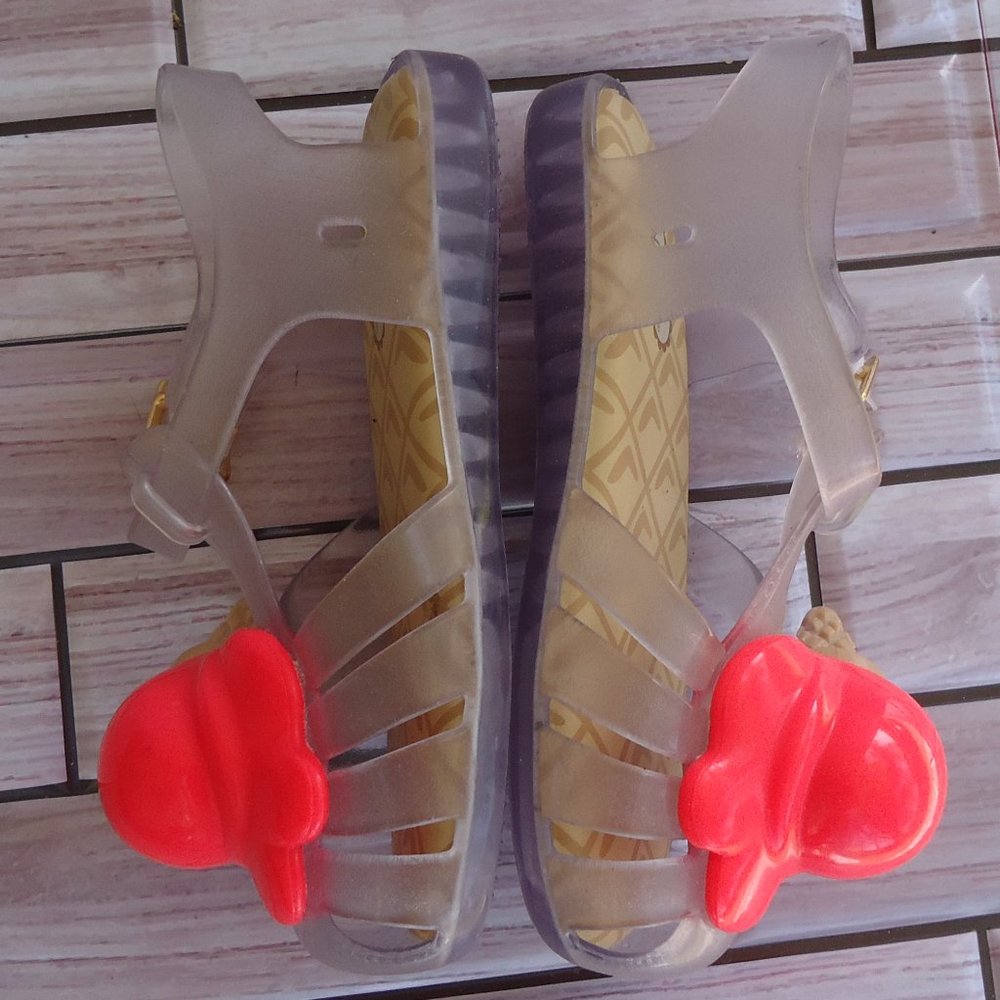 SIZE 3. Mini Melissa girl's jelly sandals. - Picture 10 of 16